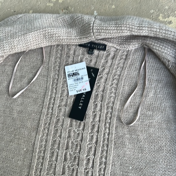 New Napa Valley oatmeal fan back long cardigan - Picture 14 of 14